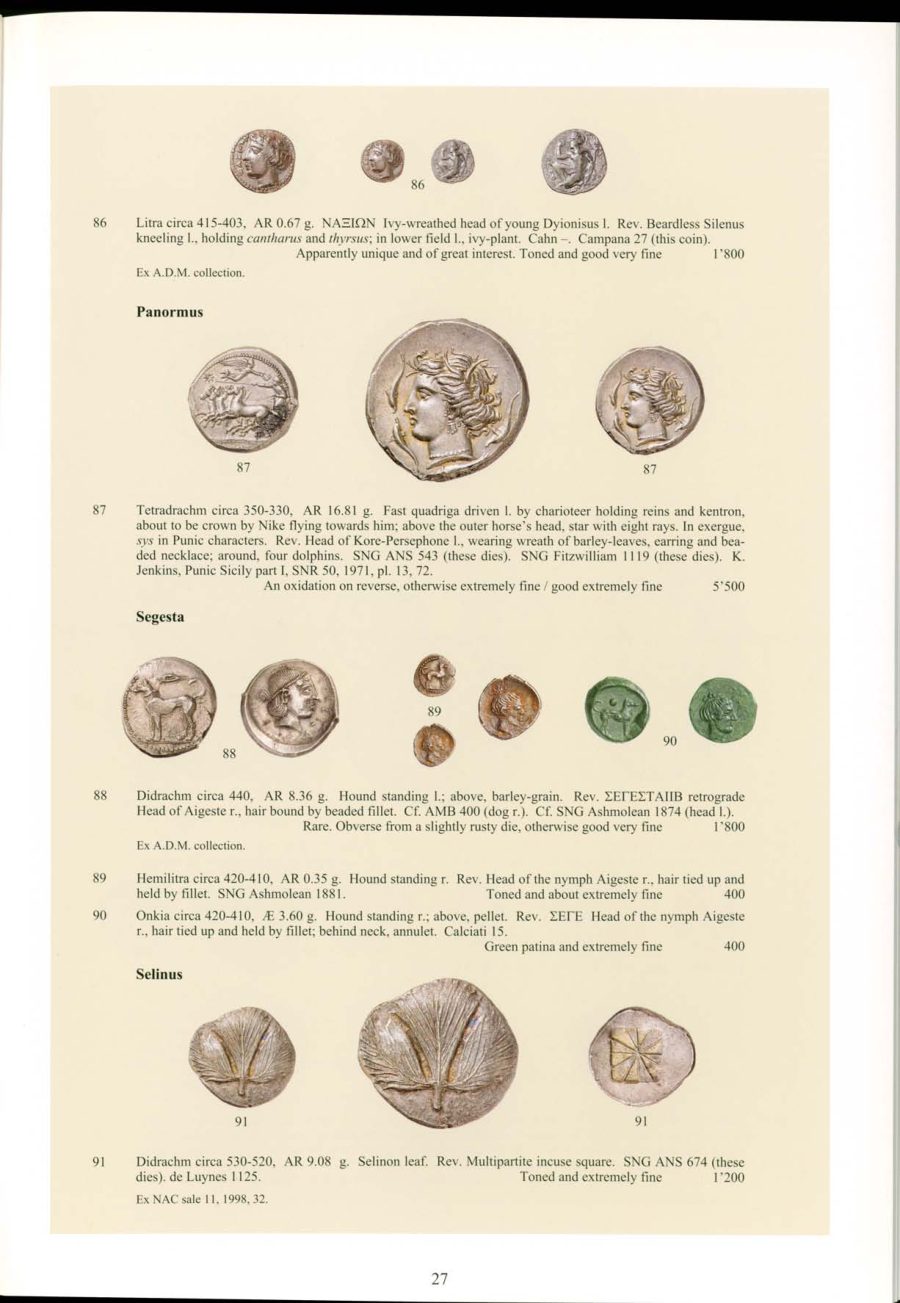 Numismatica Ars Classica Auction 25 (2003) page 29