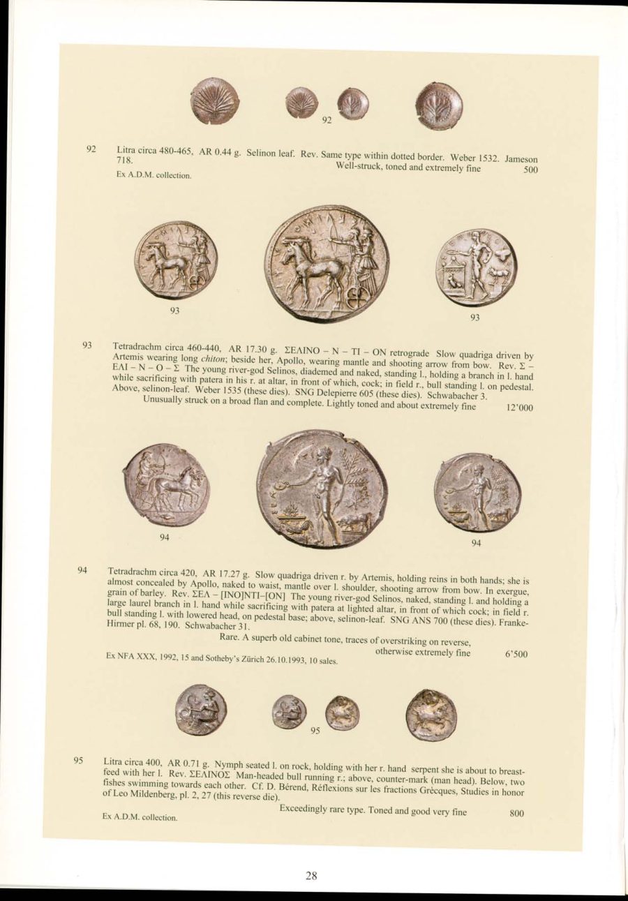Numismatica Ars Classica Auction 25 (2003) page 30