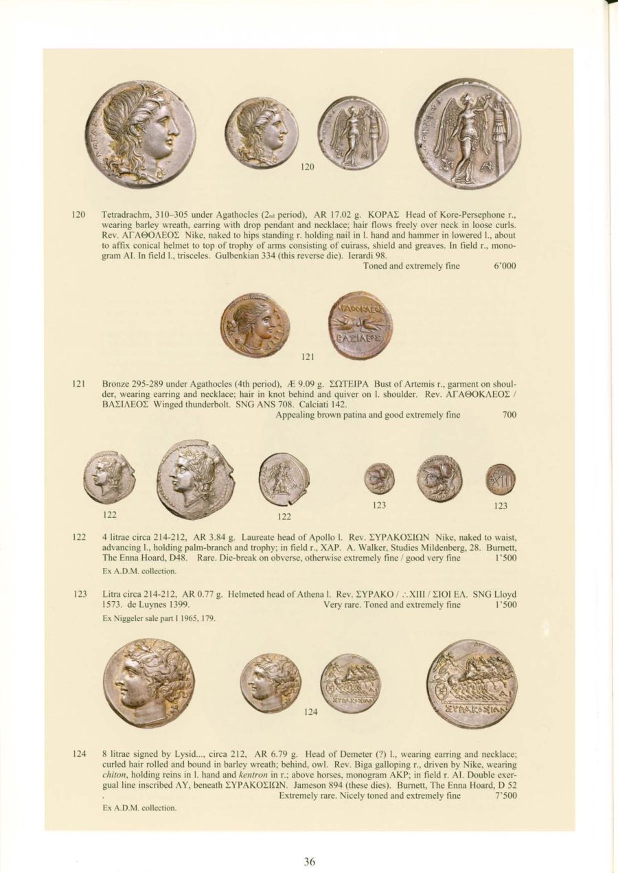 Numismatica Ars Classica Auction 25 (2003) page 38