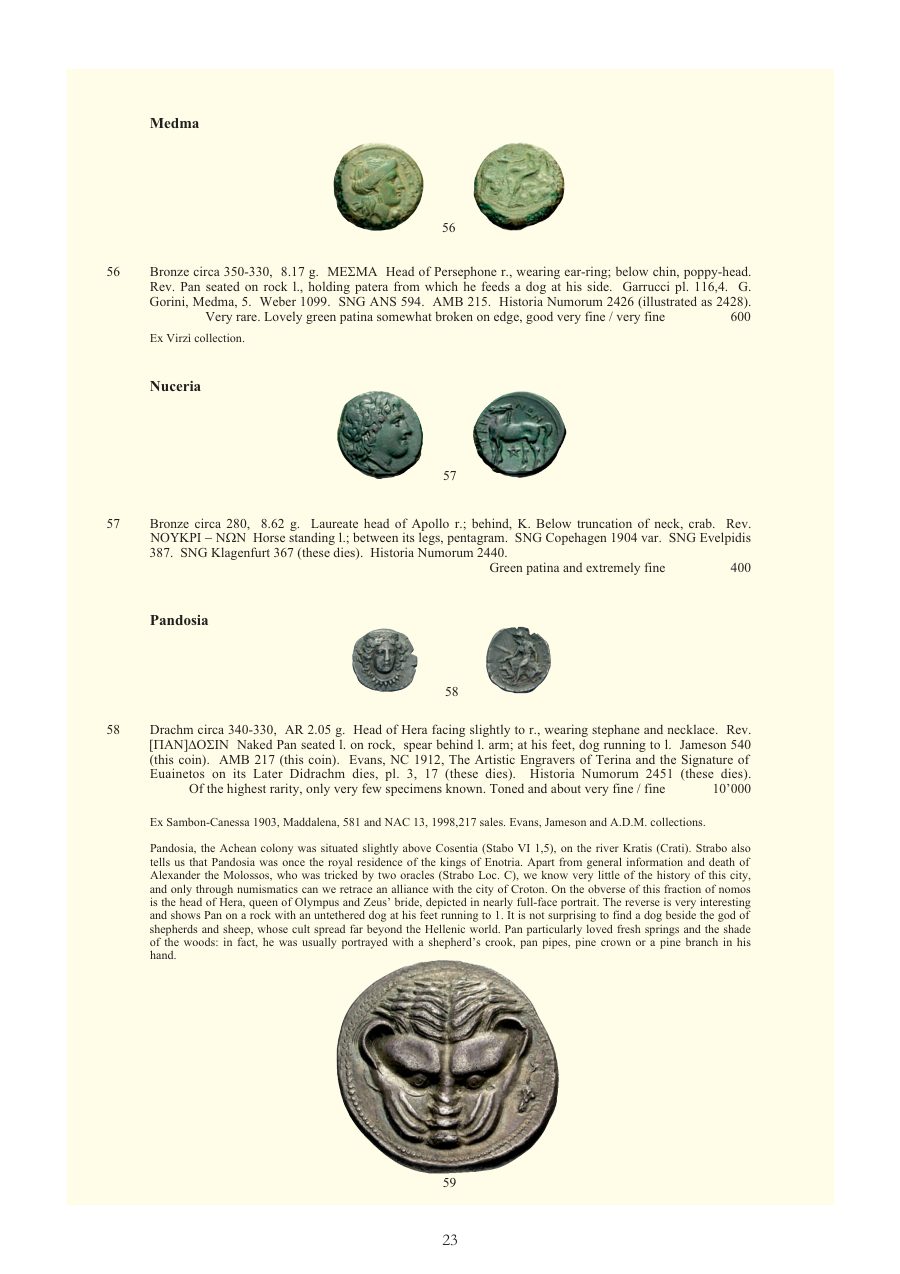 Numismatica Ars Classica Auction 27 (2004) page 23