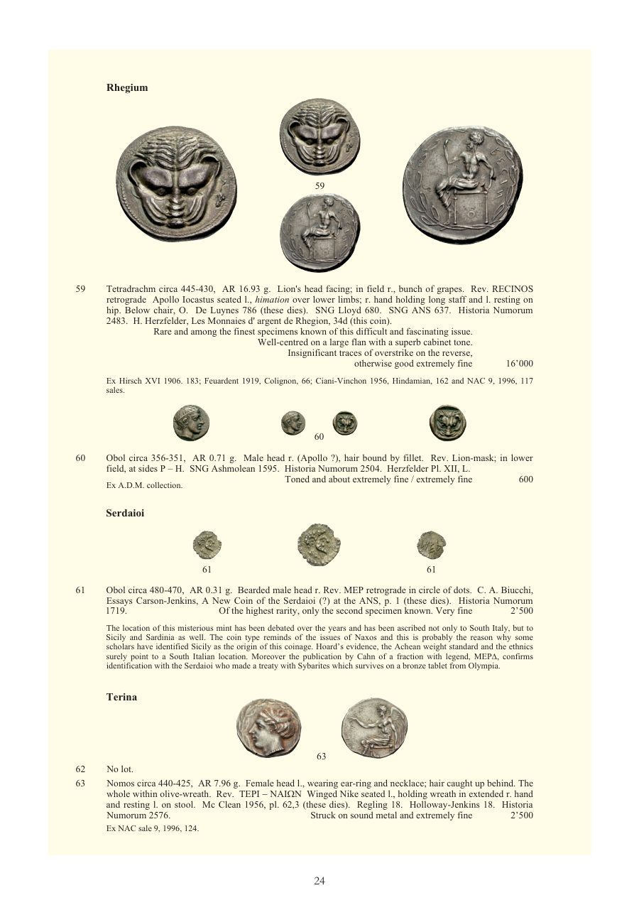 Numismatica Ars Classica Auction 27 (2004) page 24