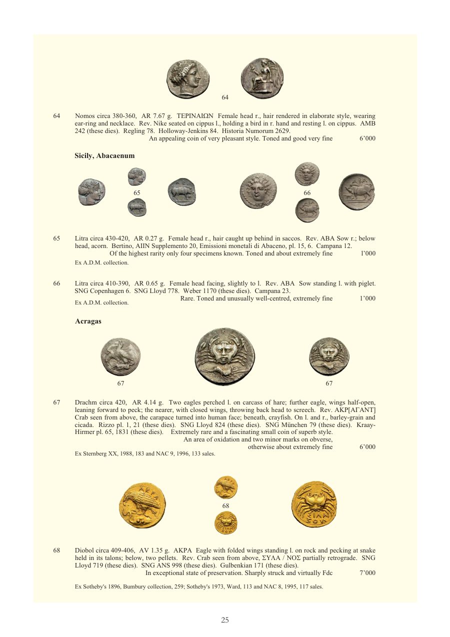 Numismatica Ars Classica Auction 27 (2004) page 25