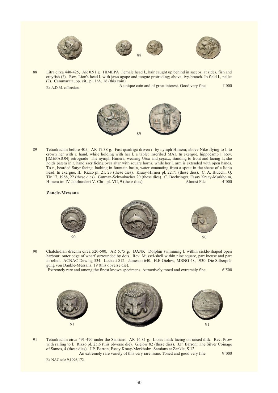 Numismatica Ars Classica Auction 27 (2004) page 30