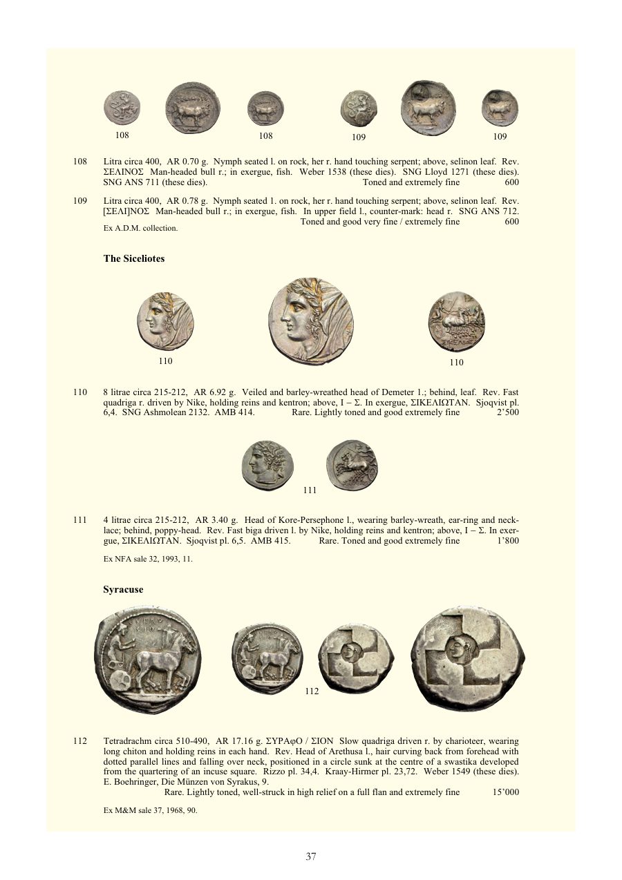 Numismatica Ars Classica Auction 27 (2004) page 37