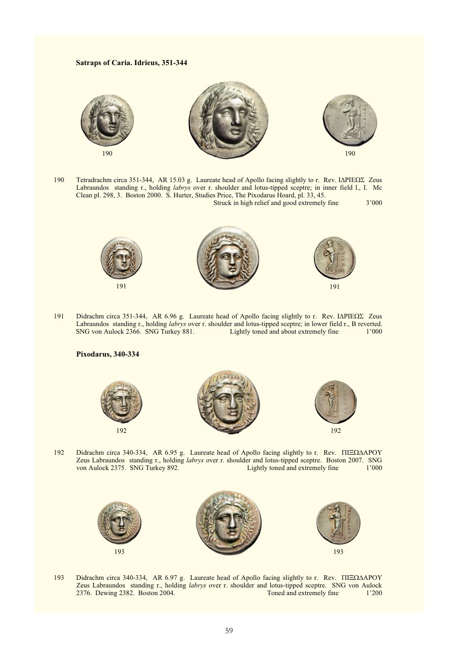 Numismatica Ars Classica Auction 27 (2004) page 59