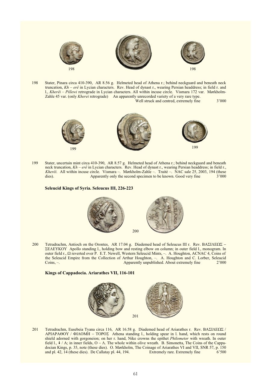 Numismatica Ars Classica Auction 27 (2004) page 61