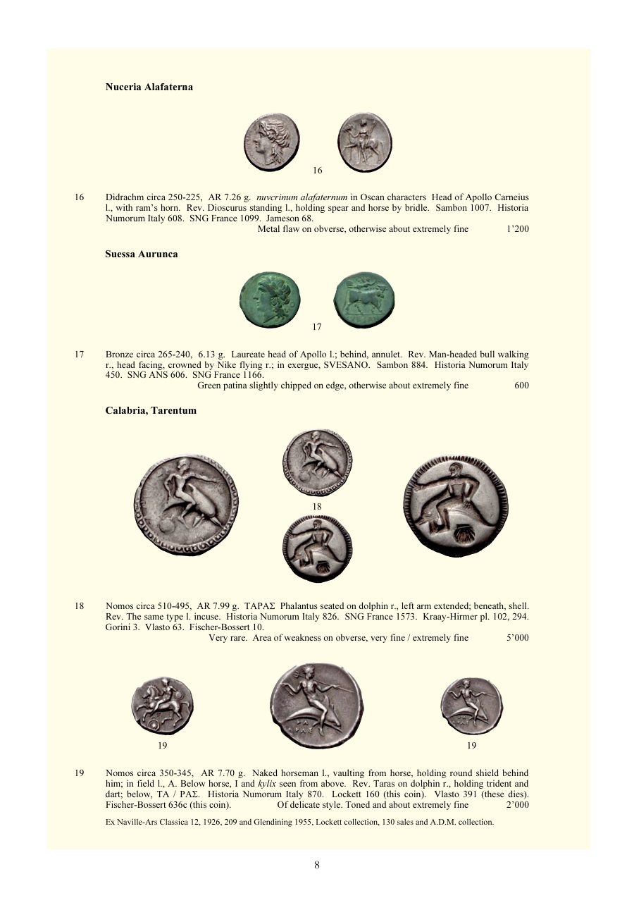 Numismatica Ars Classica Auction 29 (2005) page 8
