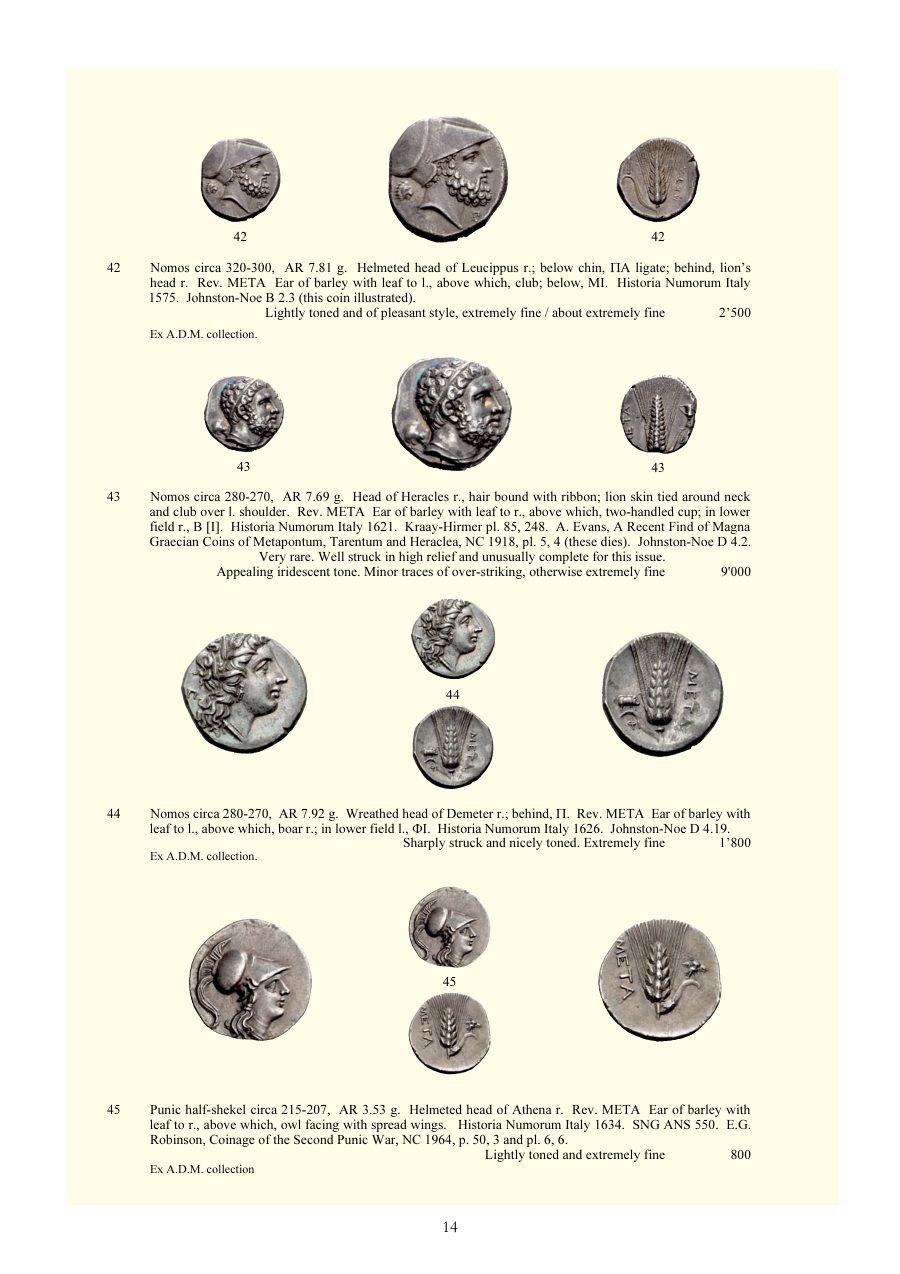 Numismatica Ars Classica Auction 29 (2005) page 14