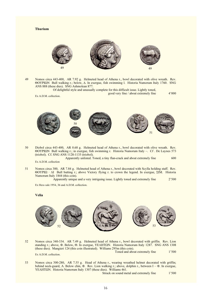 Numismatica Ars Classica Auction 29 (2005) page 16