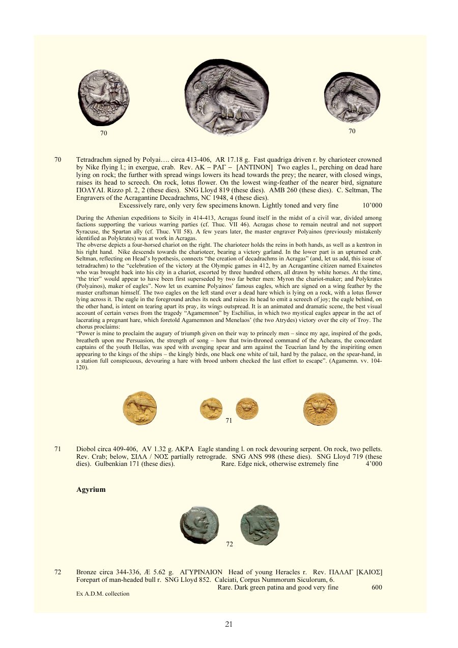 Numismatica Ars Classica Auction 29 (2005) page 21