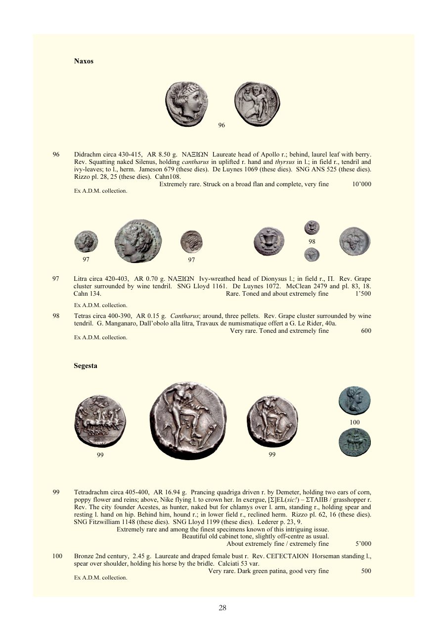 Numismatica Ars Classica Auction 29 (2005) page 28