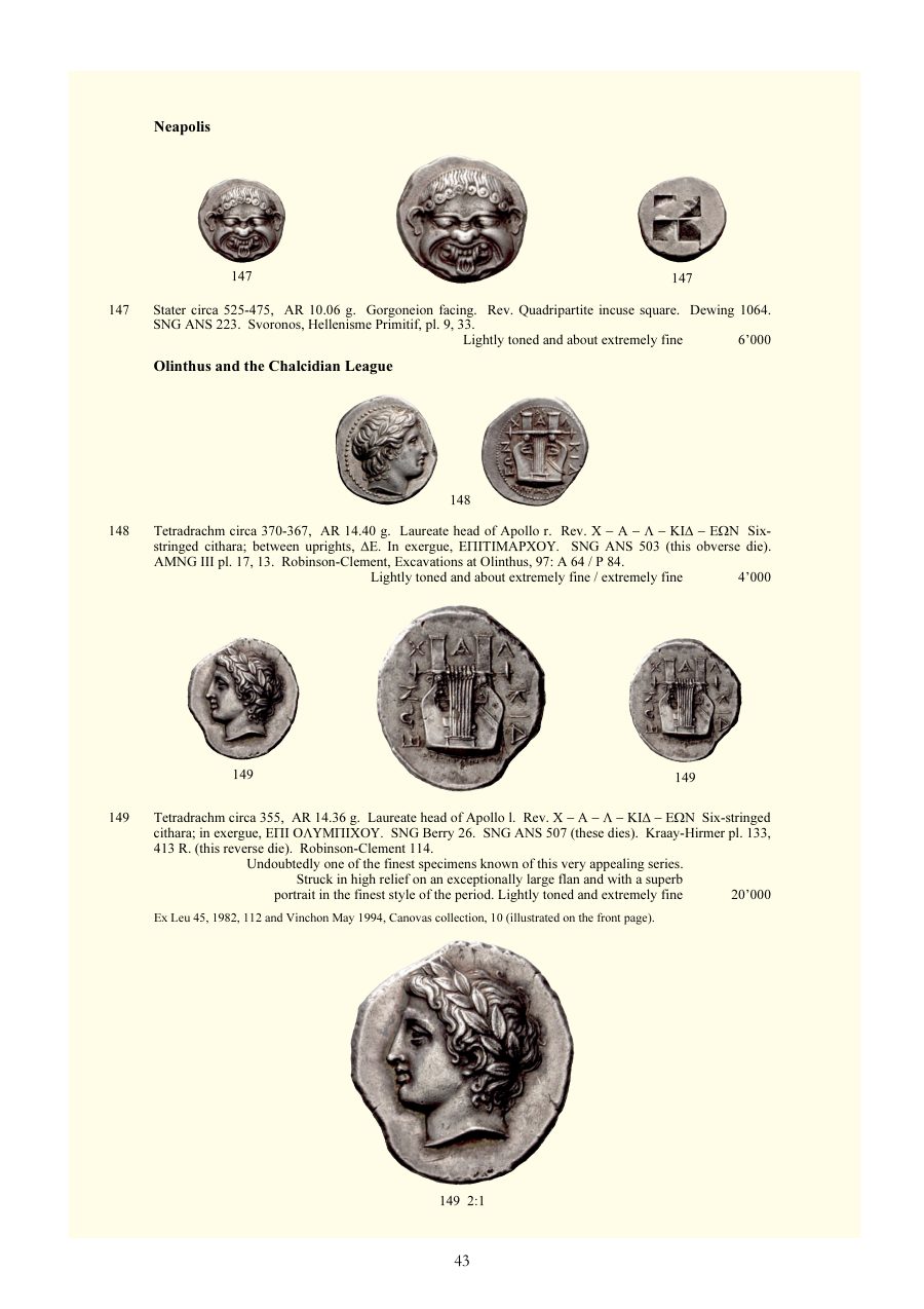Numismatica Ars Classica Auction 29 (2005) page 43