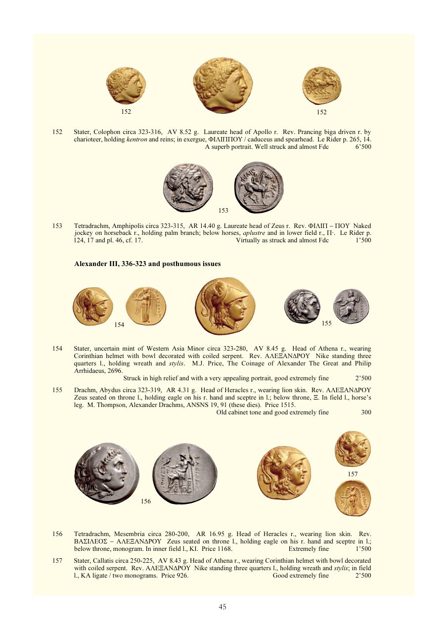 Numismatica Ars Classica Auction 29 (2005) page 45
