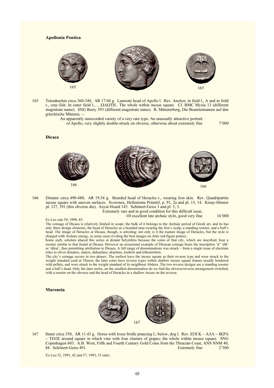 Numismatica Ars Classica Auction 29 (2005) page 48