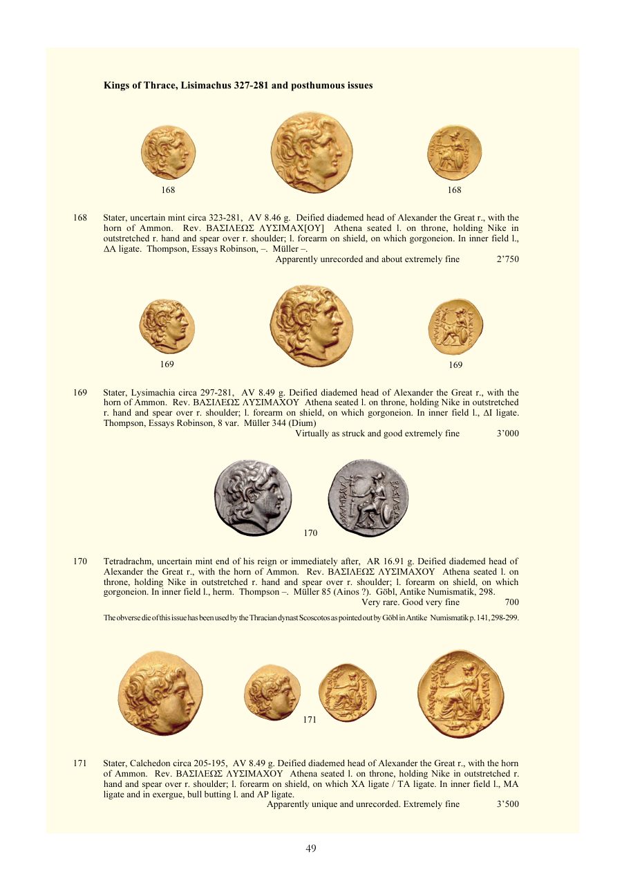 Numismatica Ars Classica Auction 29 (2005) page 49