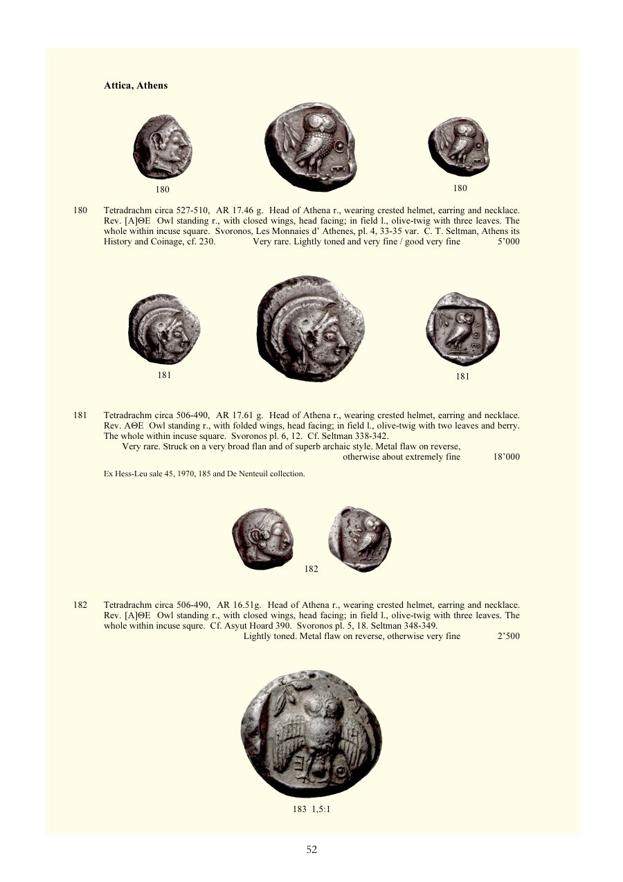 Numismatica Ars Classica Auction 29 (2005) page 52