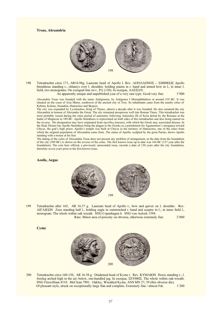 Numismatica Ars Classica Auction 29 (2005) page 57