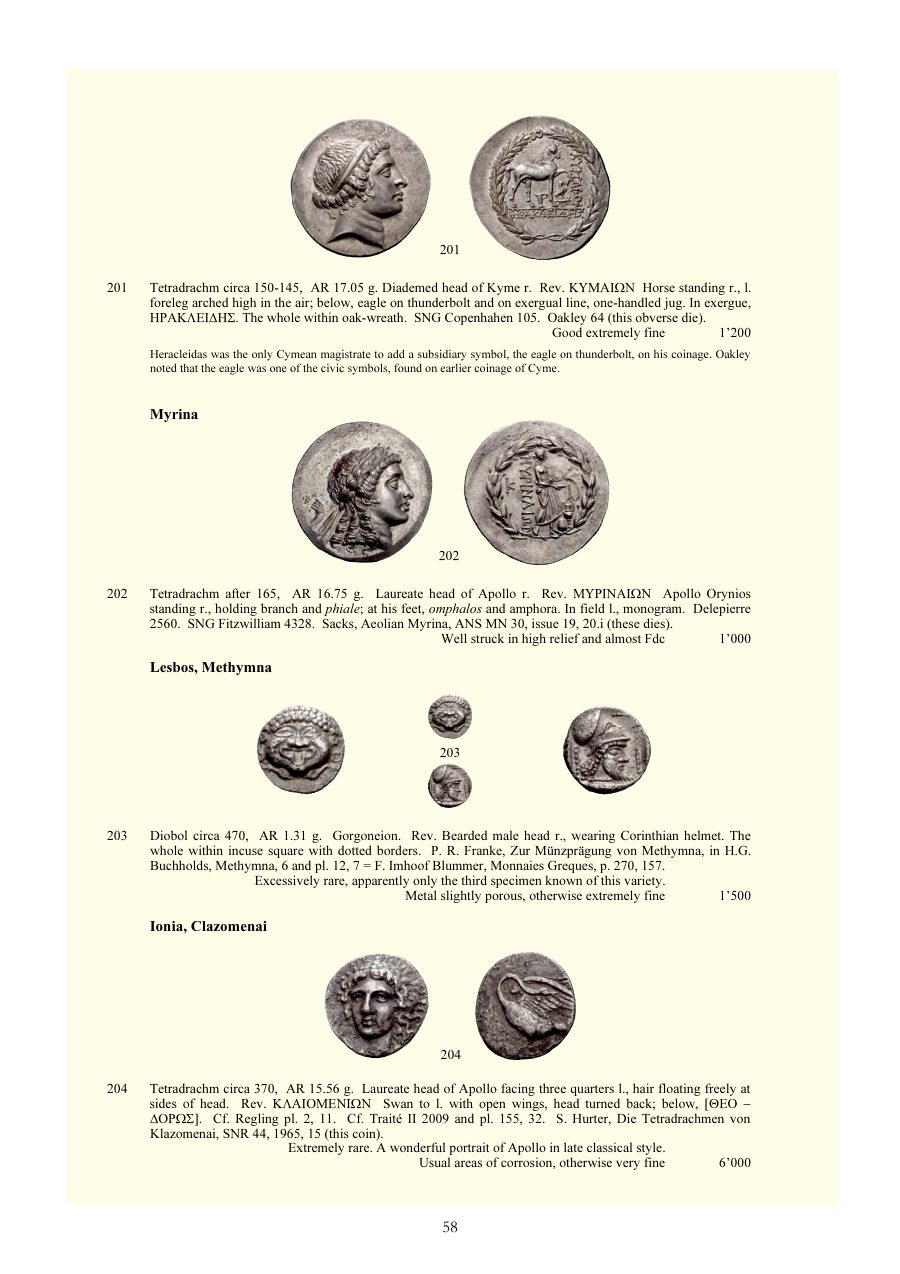 Numismatica Ars Classica Auction 29 (2005) page 58