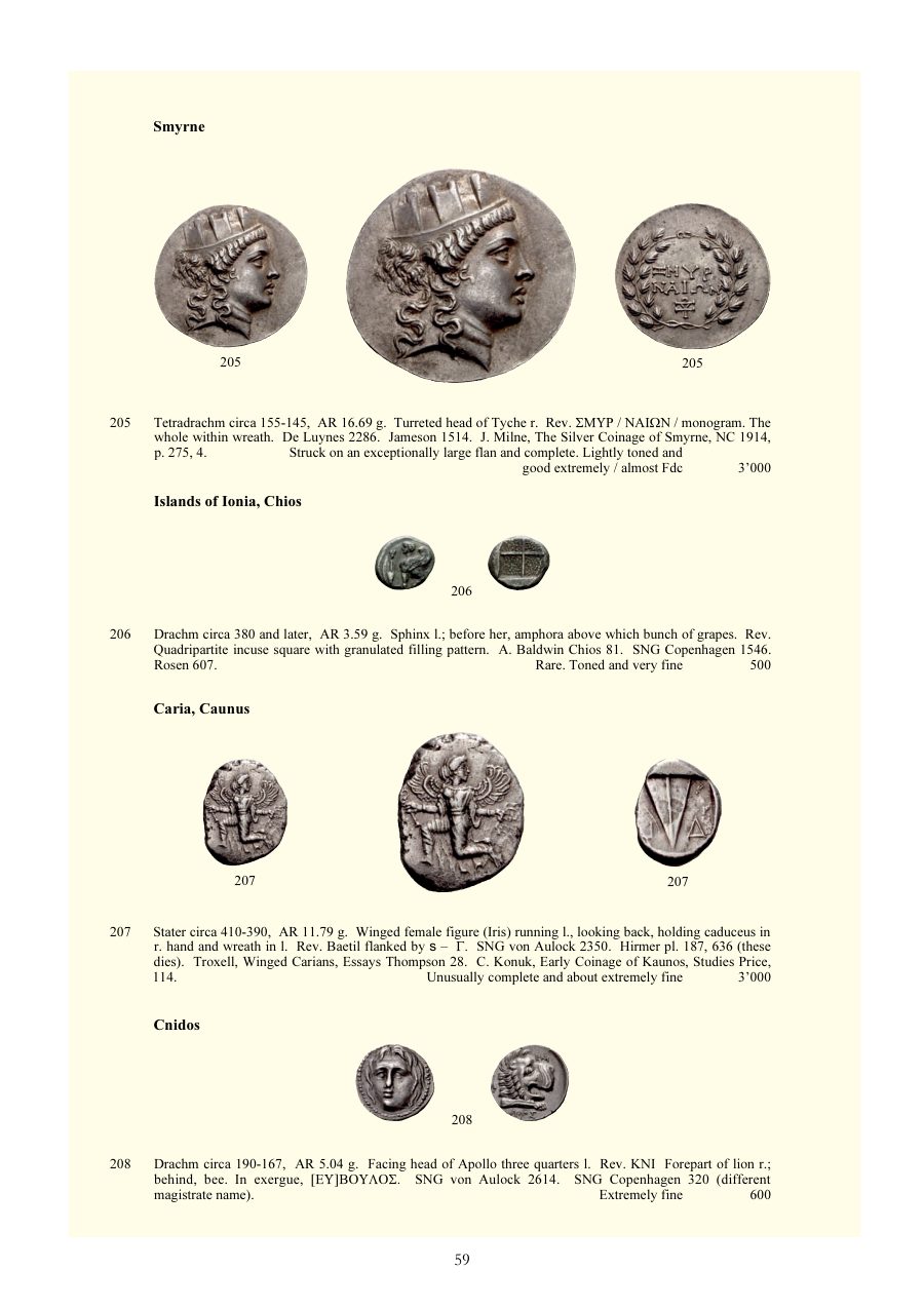 Numismatica Ars Classica Auction 29 (2005) page 59