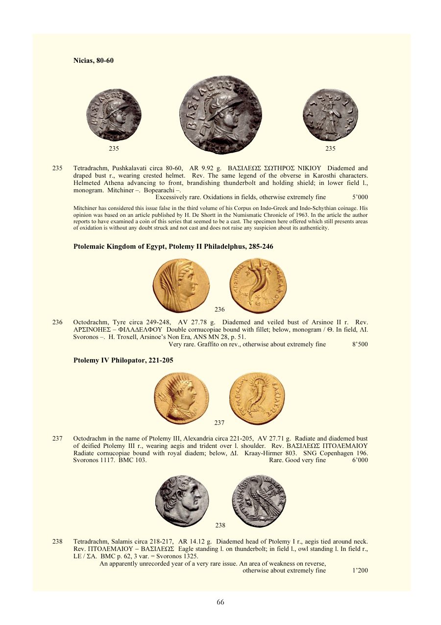 Numismatica Ars Classica Auction 29 (2005) page 66