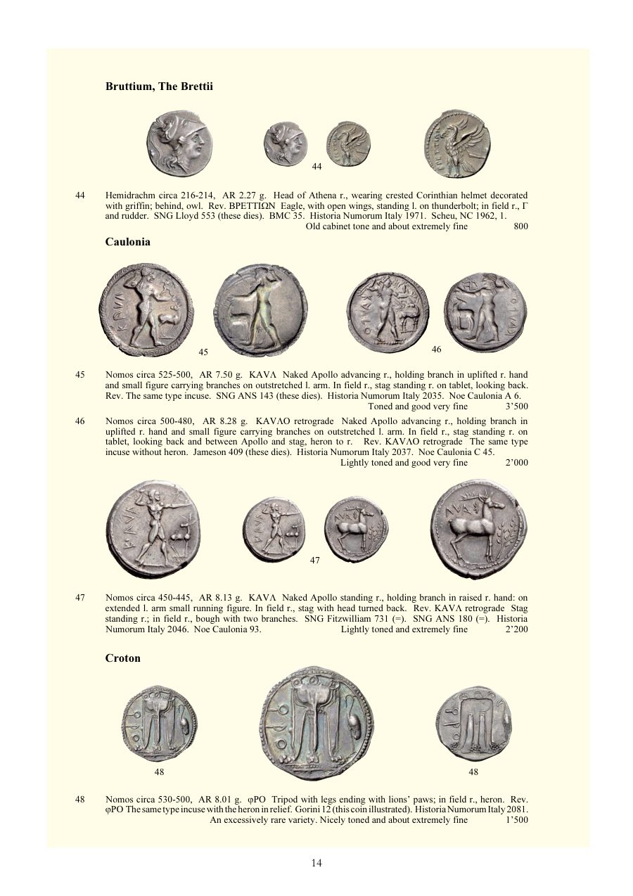 Numismatica Ars Classica Auction 33 Q (2006) page 16