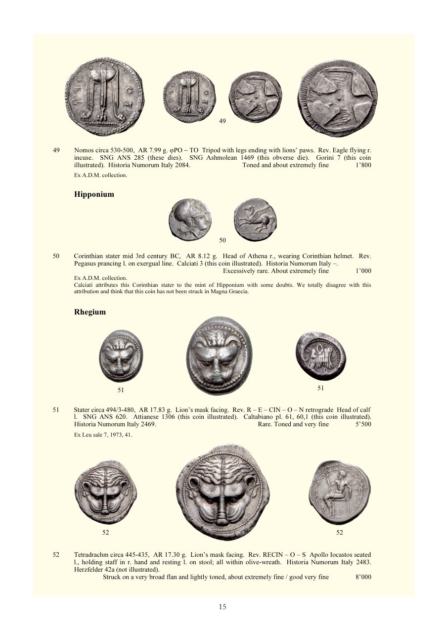 Numismatica Ars Classica Auction 33 Q (2006) page 17