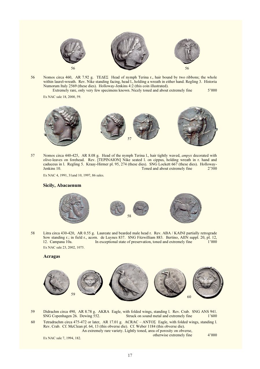 Numismatica Ars Classica Auction 33 Q (2006) page 19