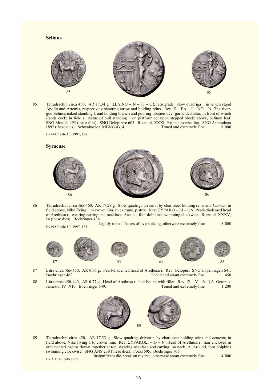 Numismatica Ars Classica Auction 33 Q (2006) page 28