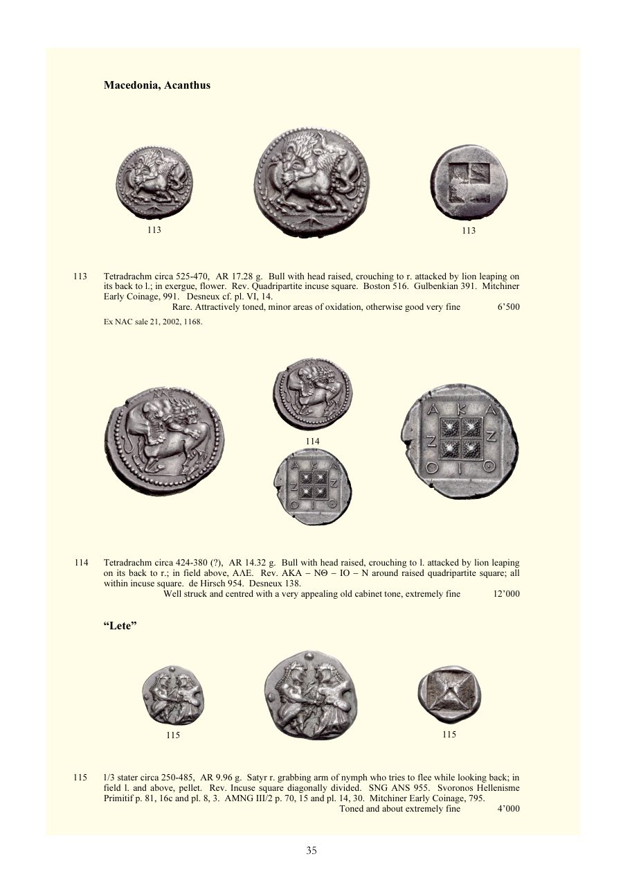 Numismatica Ars Classica Auction 33 Q (2006) page 37