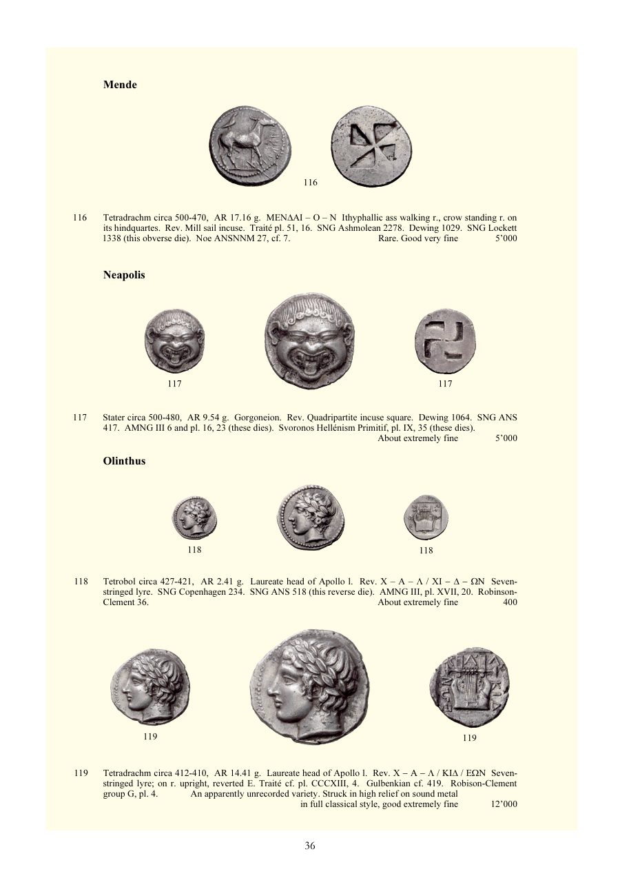 Numismatica Ars Classica Auction 33 Q (2006) page 38