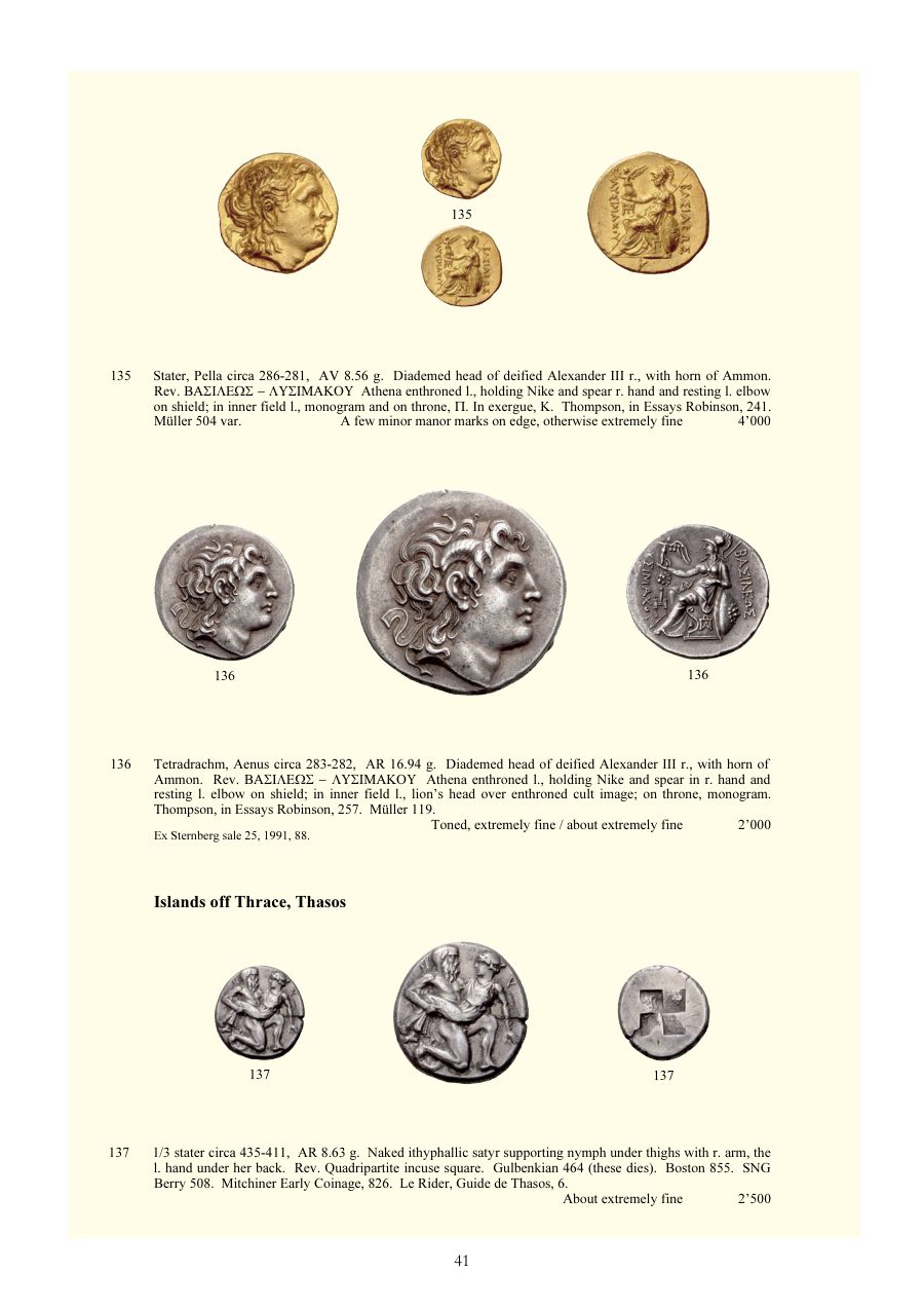 Numismatica Ars Classica Auction 33 Q (2006) page 43