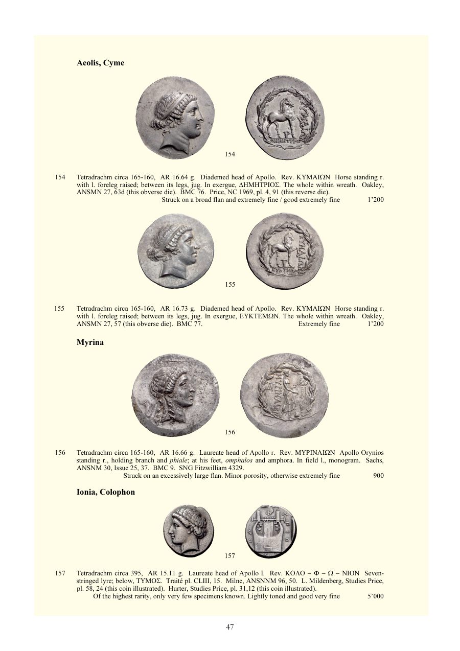 Numismatica Ars Classica Auction 33 Q (2006) page 49
