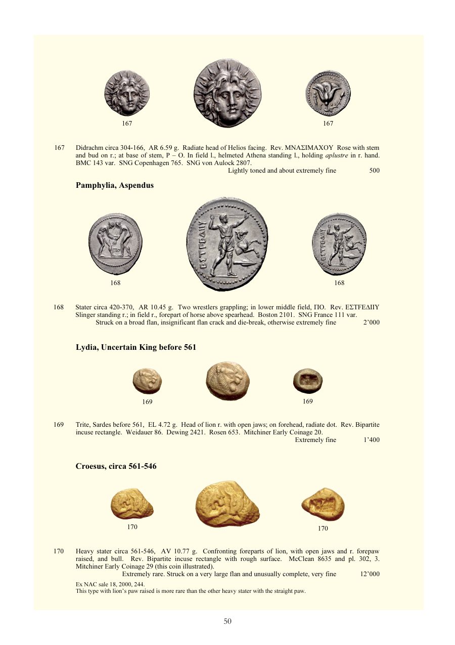 Numismatica Ars Classica Auction 33 Q (2006) page 52