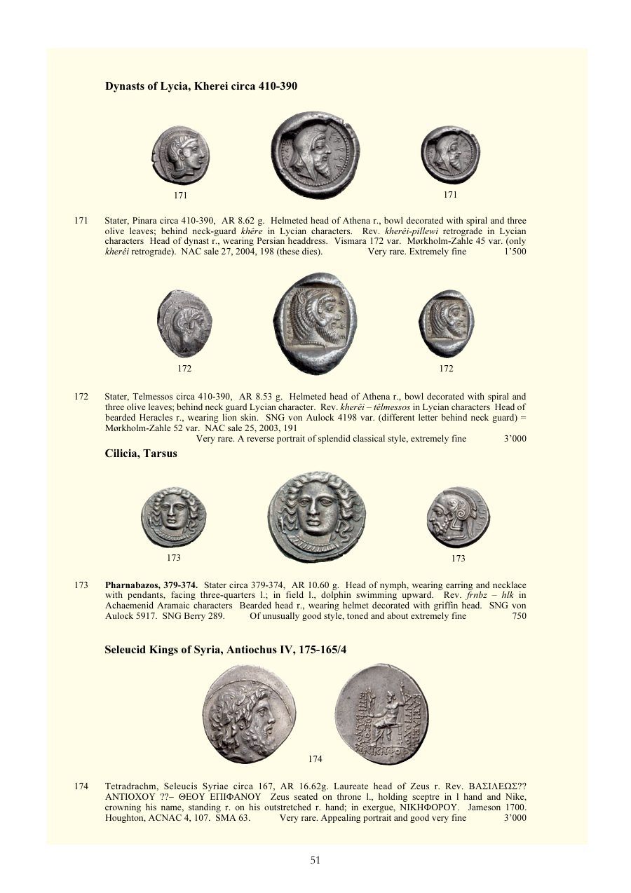 Numismatica Ars Classica Auction 33 Q (2006) page 53