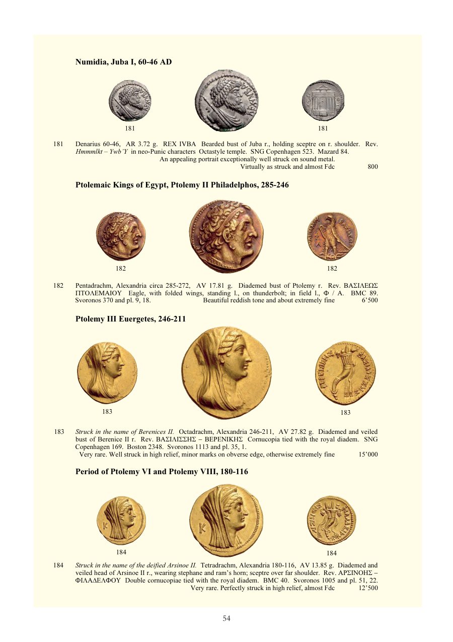 Numismatica Ars Classica Auction 33 Q (2006) page 56