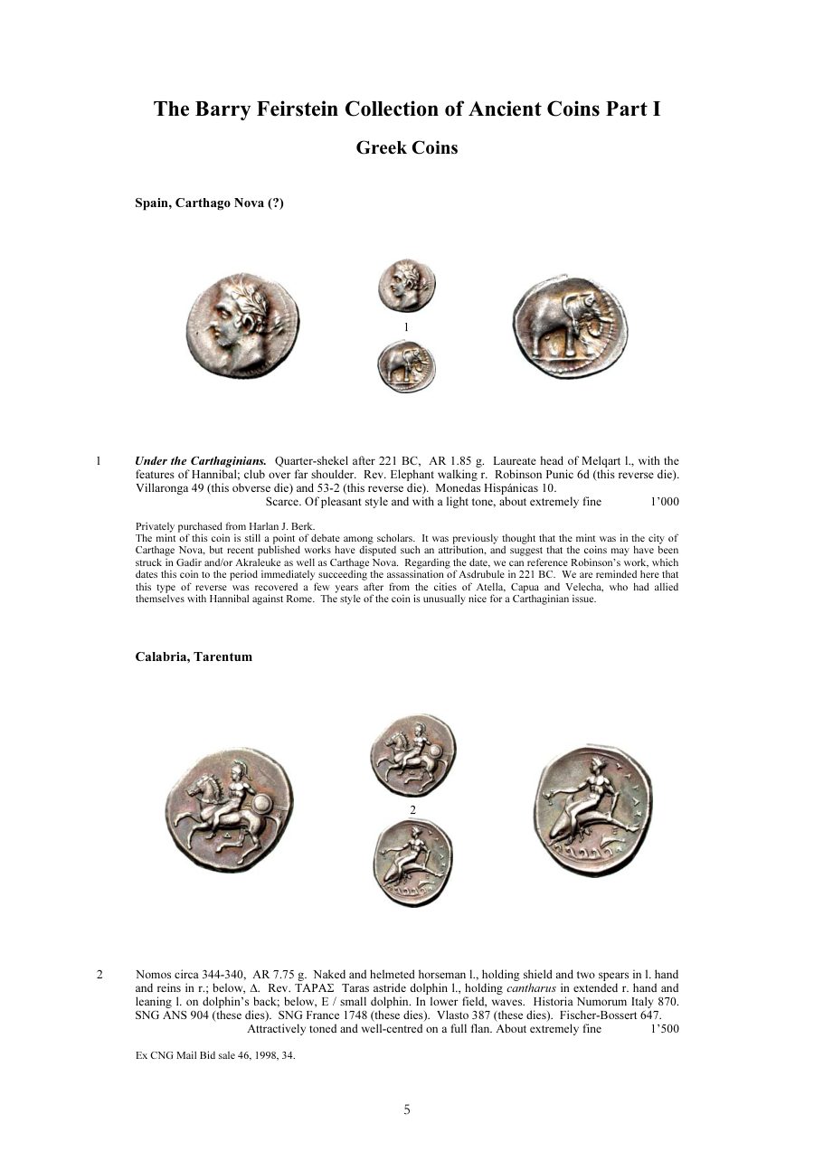 Numismatica Ars Classica Auction 39 (2007) page 6