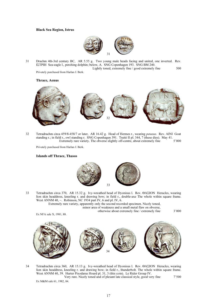 Numismatica Ars Classica Auction 39 (2007) page 18