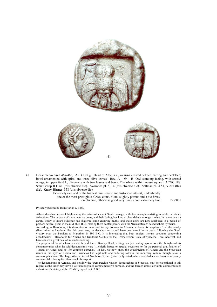 Numismatica Ars Classica Auction 39 (2007) page 21