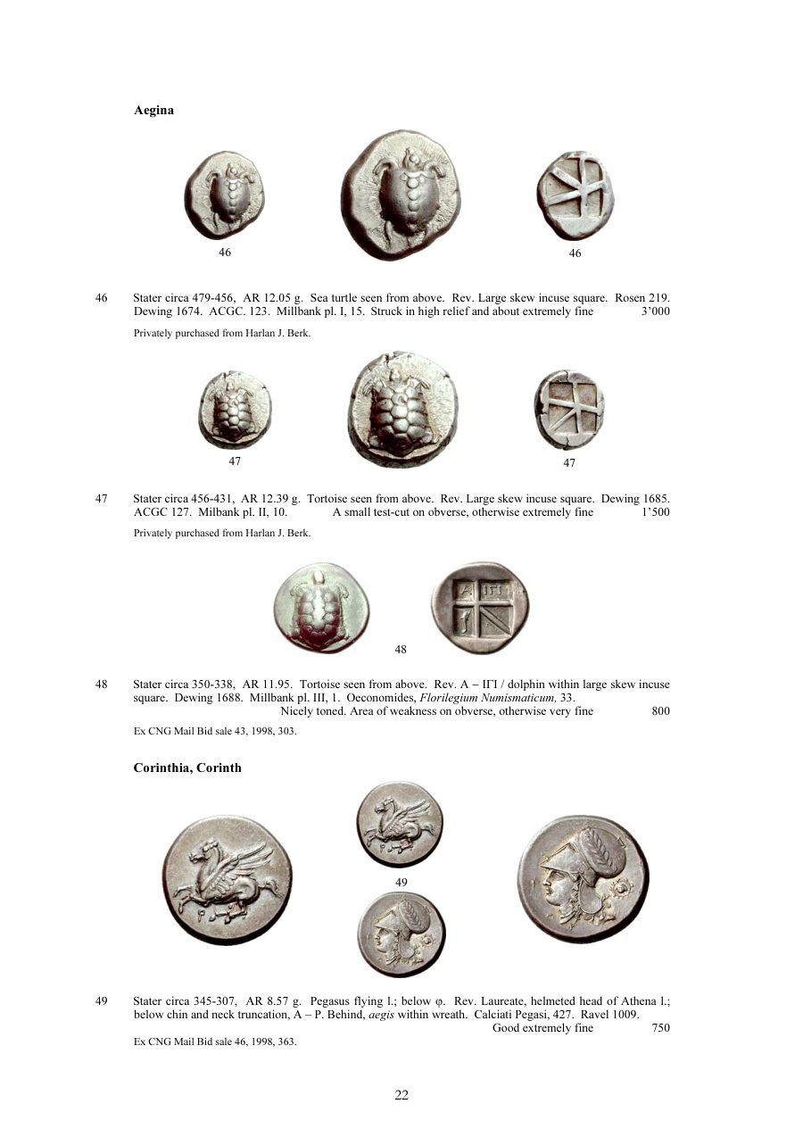 Numismatica Ars Classica Auction 39 (2007) page 23