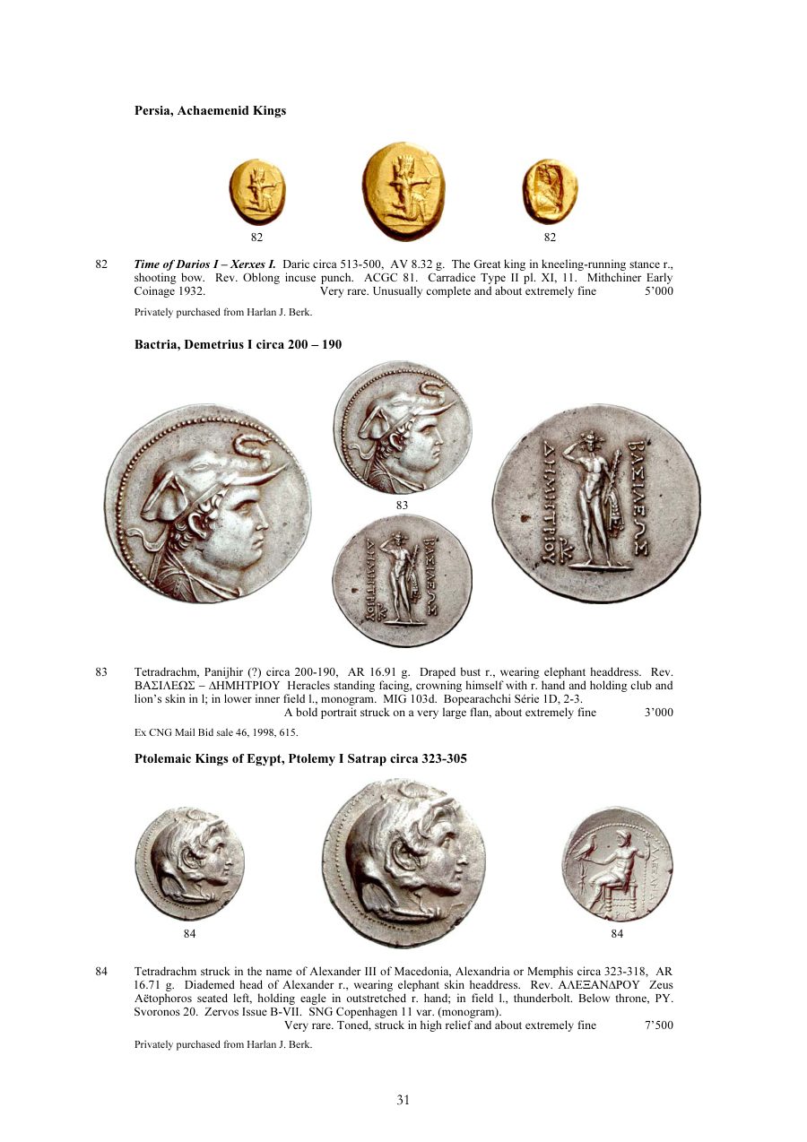 Numismatica Ars Classica Auction 39 (2007) page 32