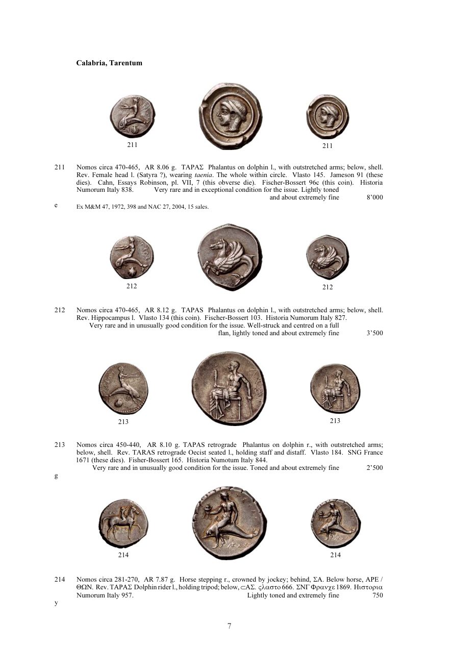 Numismatica Ars Classica Auction 40 (2007) page 7