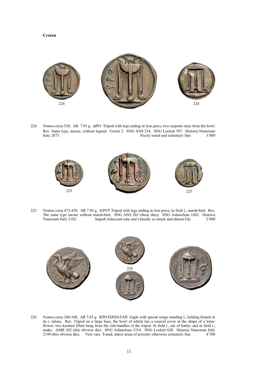 Numismatica Ars Classica Auction 40 (2007) page 11