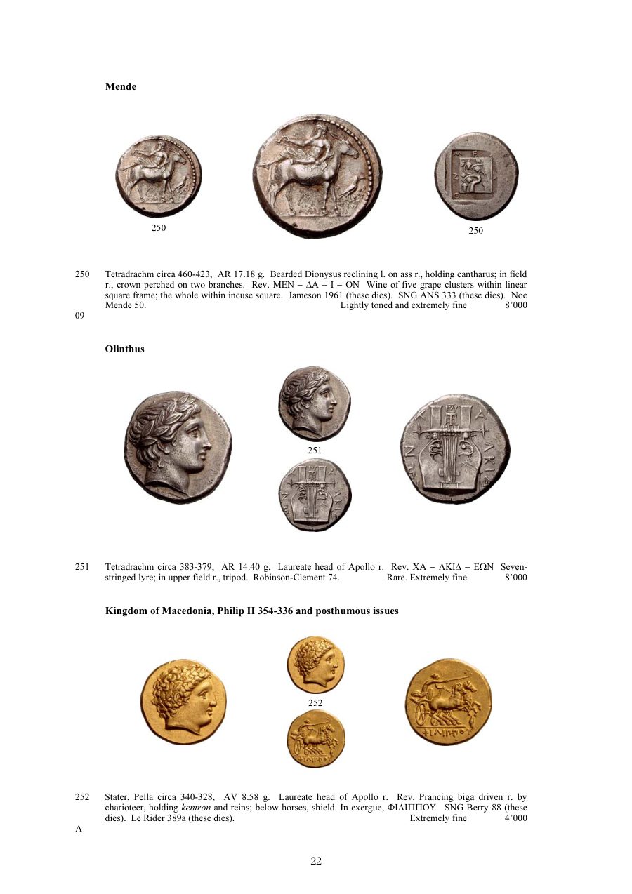 Numismatica Ars Classica Auction 40 (2007) page 22