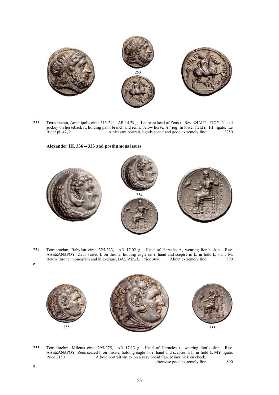 Numismatica Ars Classica Auction 40 (2007) page 23