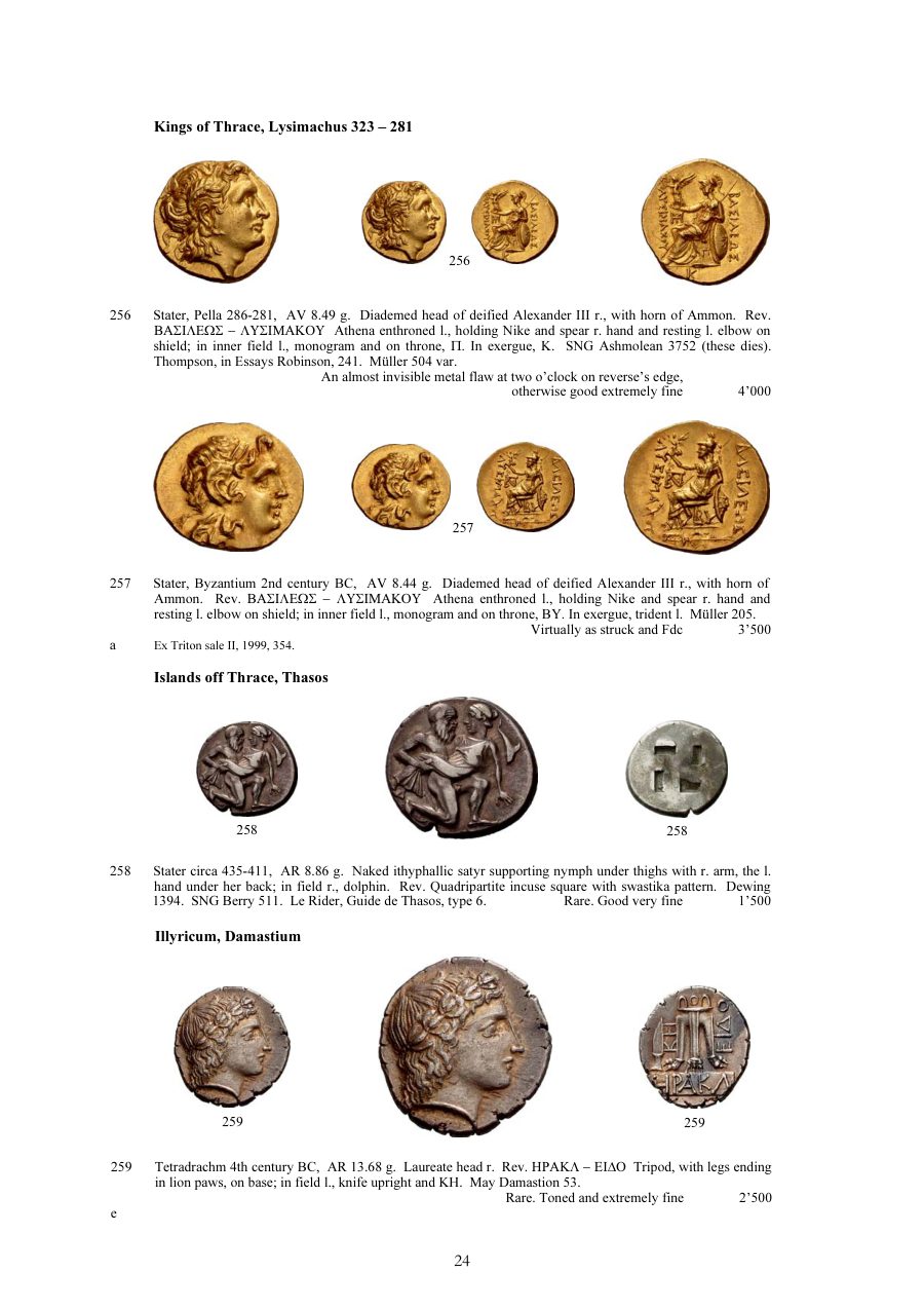 Numismatica Ars Classica Auction 40 (2007) page 24