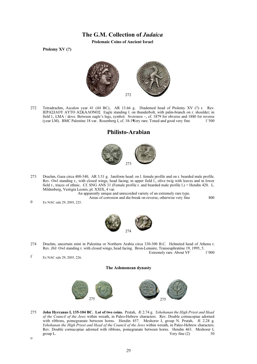 Numismatica Ars Classica Auction 40 (2007) page 29