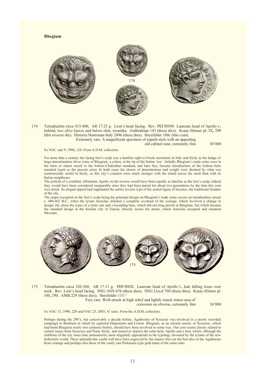 Numismatica Ars Classica Auction 46 (2008) page 14