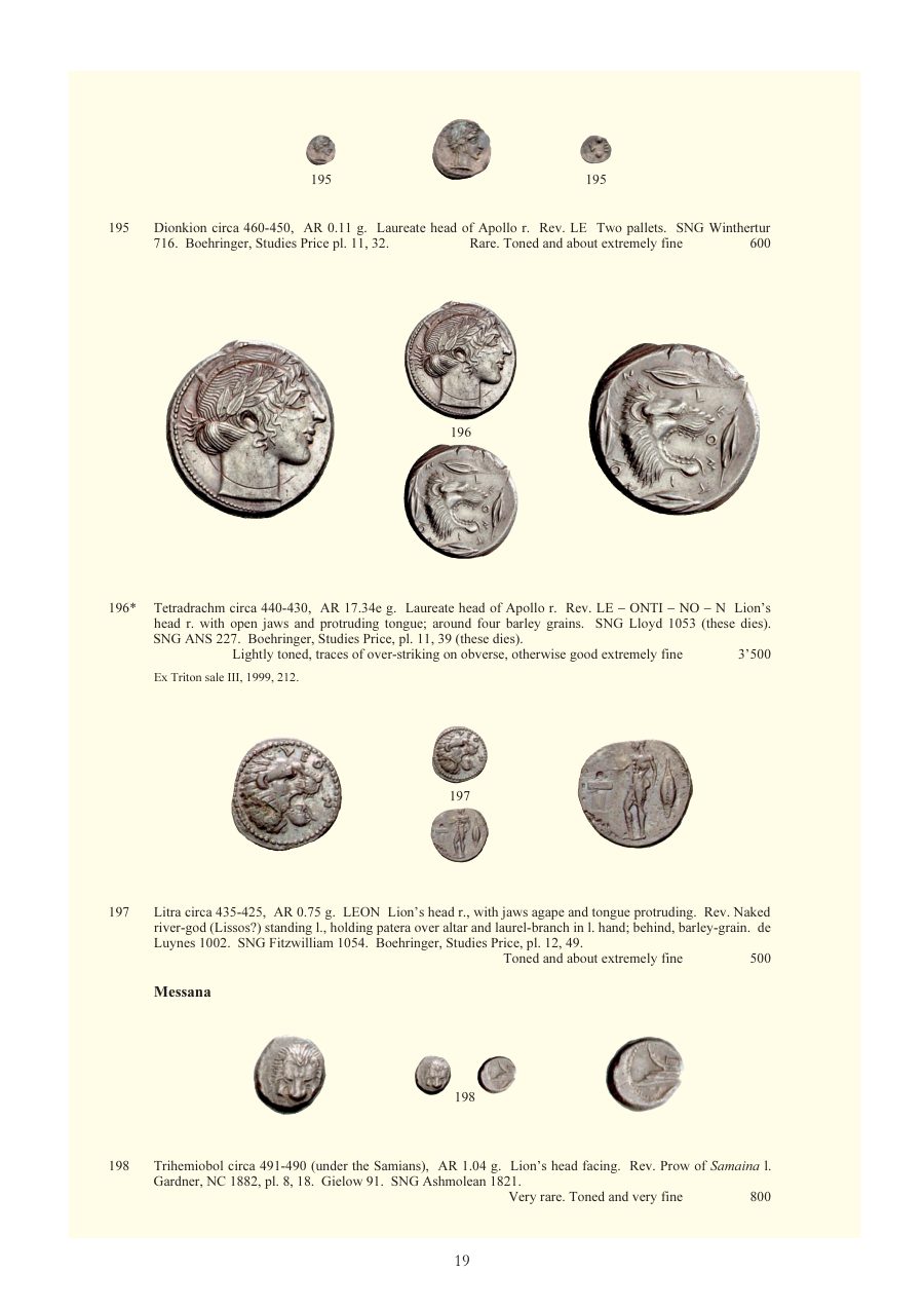 Numismatica Ars Classica Auction 46 (2008) page 20
