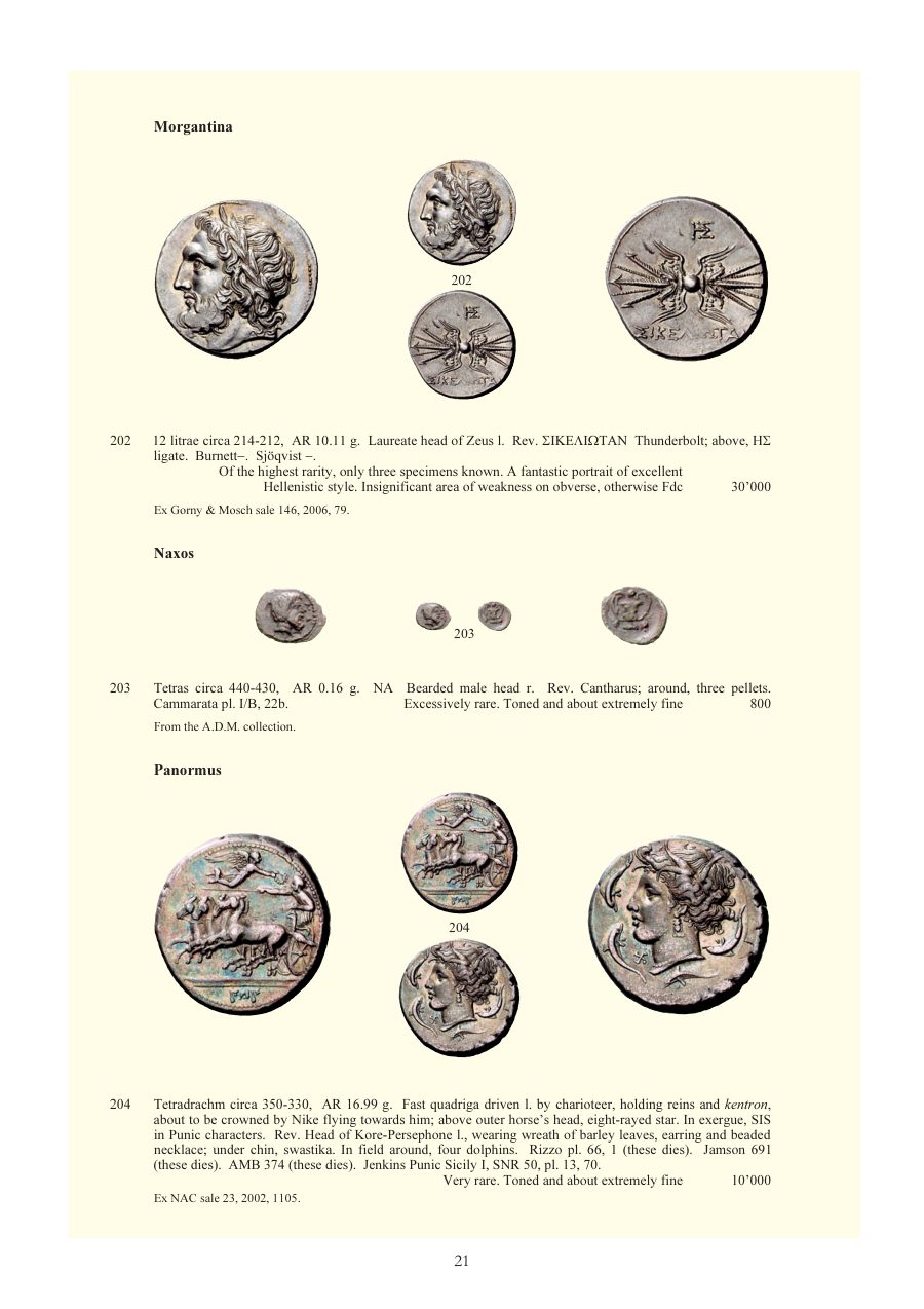 Numismatica Ars Classica Auction 46 (2008) page 22