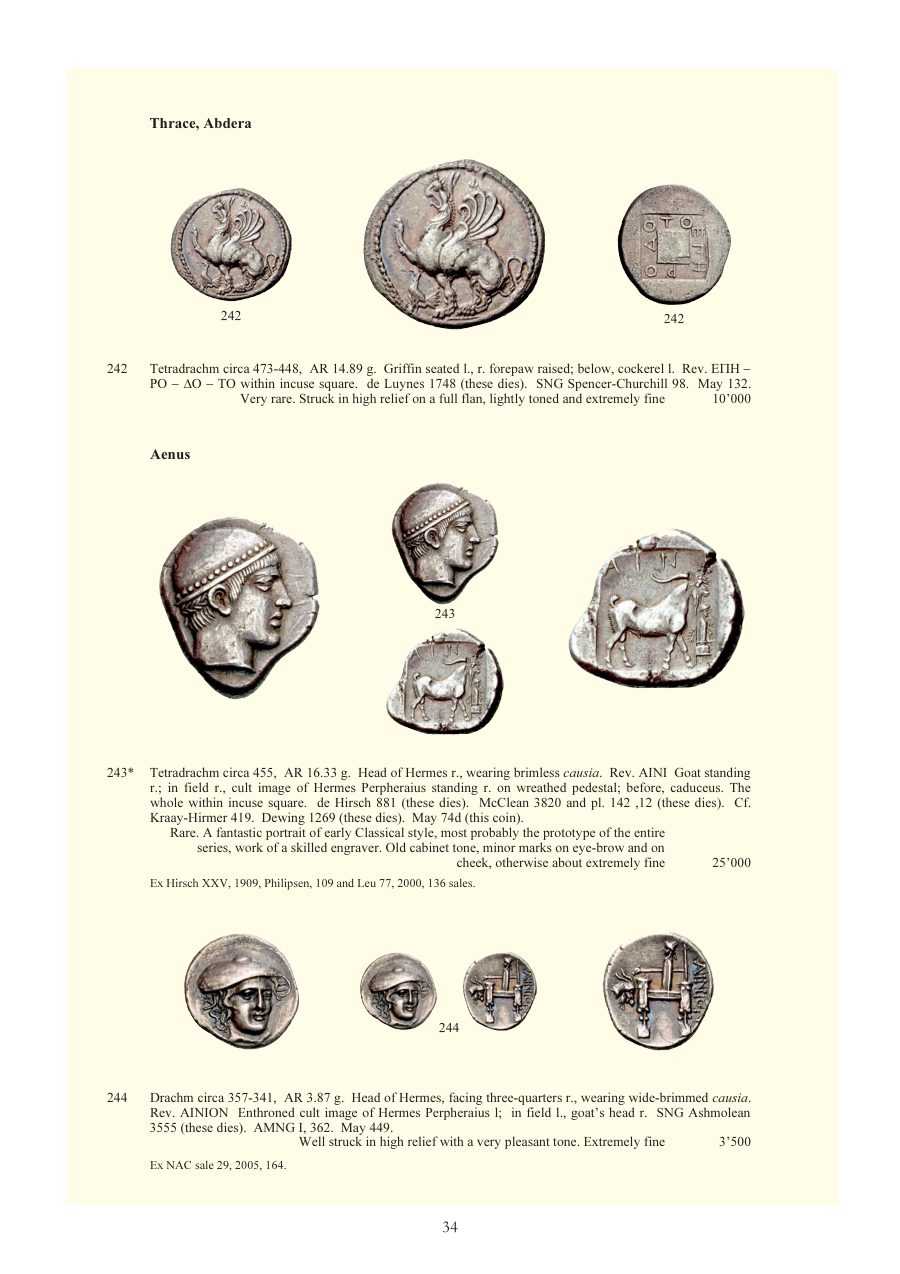 Numismatica Ars Classica Auction 46 (2008) page 35
